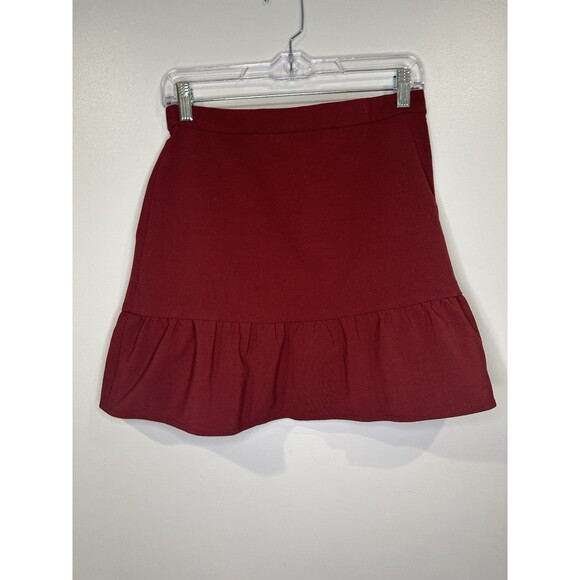 J.CREW Dresses & Skirts - J.Crew Mercantile Womens Sz 6 lined flounced mini skirt Trendy Y2K
